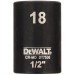DeWALT DT7536 Płytka nasadka udarowa 1/2”, 18 mm