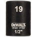 DeWALT DT7537 Płytka nasadka udarowa 1/2”, 19 mm