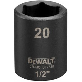 DeWALT DT7538 Płytka nasadka udarowa 1/2”, 20 mm