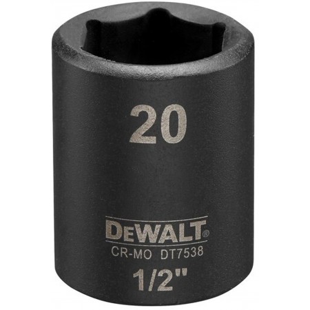 DeWALT DT7538 Płytka nasadka udarowa 1/2”, 20 mm
