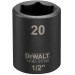 DeWALT DT7538 Płytka nasadka udarowa 1/2”, 20 mm
