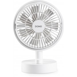DOMO Biurkowy wentylator USB z akumulatorem i oscylacją DO8151