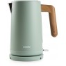DOMO WOOD YOU Czajnik elektryczny (1,7l/2200W), stal nierdzewna, zielony DO9282WK
