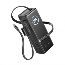 EcoFlow RAPID Powerbank (25 000 mAh, 170 W) 2×100 W wbudowany kabel USB-C – czarna