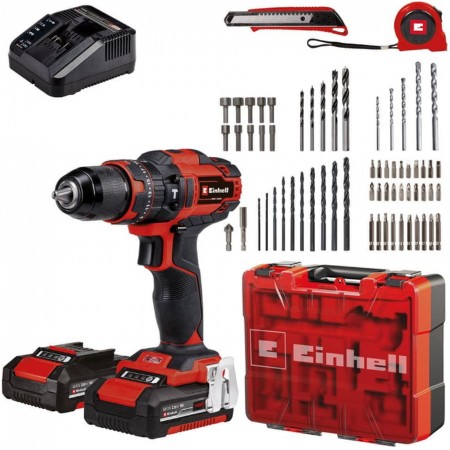 Einhell TE-CD 18/40 Li-i +64 Akumulatorowa wiertarka udarowa (40Nm/18V/2x2.0Ah) 4513992