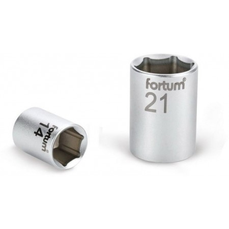 FORTUM Nasadka 1/2", 12 mm, długość 38 mm, 61CrV5 4700412 FORTUM Nasadka 1/2", 12 mm, długość 38 mm, 61CrV5 4700412