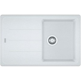 Franke Basis BFG 611, 780x500 mm, zlewozmywak fragranitowy, Biały polarny 114.0365.392