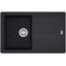 Franke Basis BFG 611, 780x500 mm, zlewozmywak fragranitowy, onyx 114.0676.296