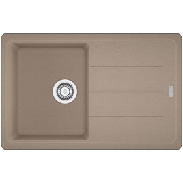 Franke Basis BFG 611-78, 780x500 mm, zlewozmywak fragranitowy, cappuccino 114.0365.411