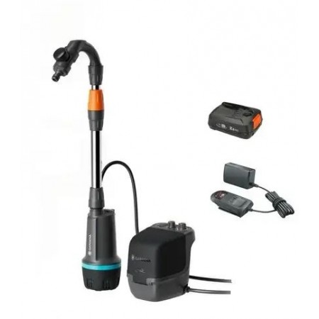 Gardena ComfAuto 2600 18V P4A Aku pompa do deszczówki, (1x2,5Ah) 14604-20 Gardena ComfAuto 2600 18V P4A Aku pompa do deszczówki, (1x2,5Ah) 14604-20