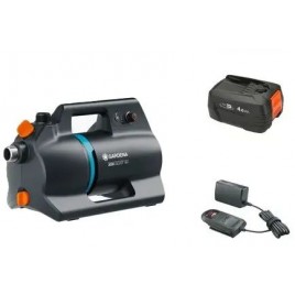 Gardena Silent 3000 18V/P4A Aku pompa ogrodowa (180W/3000l/h) - 1x 4,0Ah 14610-20