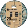 GARDENA EcoLine Wąż ogrodowy 13 mm (1/2"), 20 m zestaw 18931-20