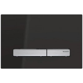 Geberit Sigma50 przycisk spłukujący, czarny/chrom 115.788.DW.2