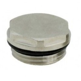 GEOS Korek grzejnikowy 1/2" niklowany 2827