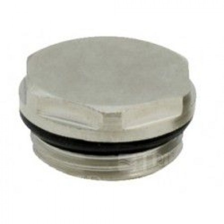 GEOS Korek grzejnikowy 1/2" niklowany 2827