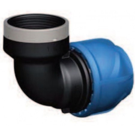 GEORG FISCHER iJOINT kolano polipropylenowe, 90°, 40 × 1 1/4", gwint wewnętrzny 158-400-03