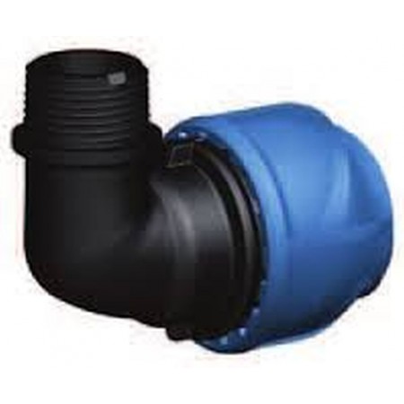 GEORG FISCHER iJOINT kolano polipropylenowe, 40 × 5/4", 90°, gwint zewnętrzny 158-400-056