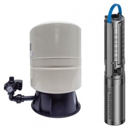 Grundfos Pompa zatapialna SP 2A-13 + zestaw wodociągowy 60 l + 30 m kabla 98163255