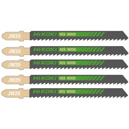 HiKOKI 750021 Brzeszczot HCS do piły szablastej do drewna, 100,4/75x9,5x1,25 mm, 5 szt.