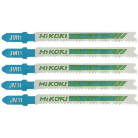 HiKOKI 750040 HSS Brzeszczot do metalu do piły szablastej, 91,5/65×7,5×1 mm, 5 szt.