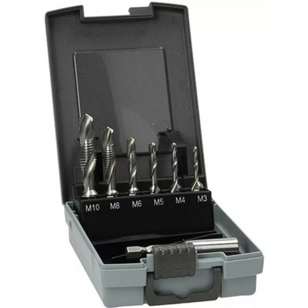 HIKOKI 780139 HSS-G DIN 335C Zestaw kombinowanych wierteł 1/4"