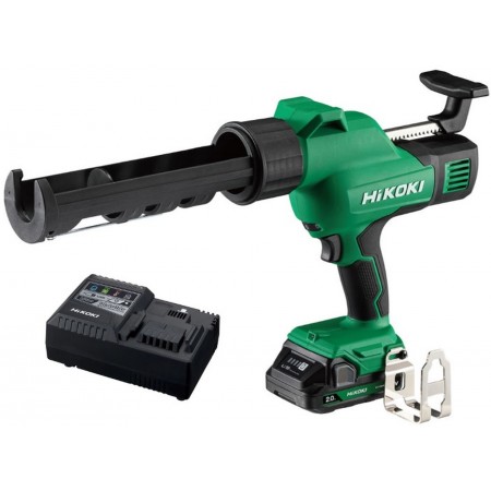 HiKOKI AC18DAWQZ Akumulatorowy pistolet do wyciskania 300/600 ml (18V/2,0Ah)