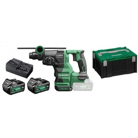 HiKOKI DH1826DAWPZ Młotowiertarka SDS-Plus, (18V/2x5.0Ah)