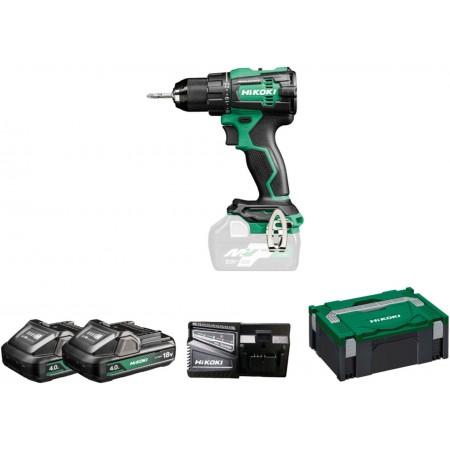 HIKOKI DS18DEWHZ Wiertarko-wkrętarka akumulatorowa (18V/2x4,0Ah) Walizka HIKOKI DS18DEWHZ Wiertarko-wkrętarka akumulatorowa (18V/2x4,0Ah) Walizka