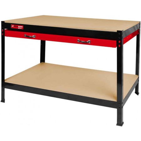 Holzmann Stół warsztatowy z szufladą (100kg/1210x605mm) WT40 Holzmann Stół warsztatowy z szufladą (100kg/1210x605mm) WT40