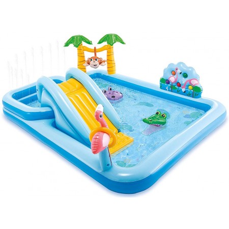 INTEX PLAY CENTER JUNGLE ADVENTURE Basen dmuchany plac zabaw dżungla 57161NP INTEX PLAY CENTER JUNGLE ADVENTURE Basen dmuchany plac zabaw dżungla 57161NP