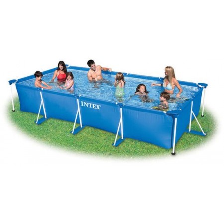 OUTLET INTEX SMALL RECTANGULAR FRAME POOLS Basen 450 x 220 x 84 cm 28273NP OUTLET INTEX SMALL RECTANGULAR FRAME POOLS Basen 450 x 220 x 84 cm 28273NP