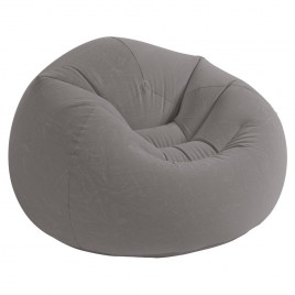 INTEX BEANLESS BAG CHAIR Dmuchany fotel 107 x 104 x 69 cm, szary 68579 INTEX BEANLESS BAG CHAIR Dmuchany fotel 107 x 104 x 69 cm, szary 68579