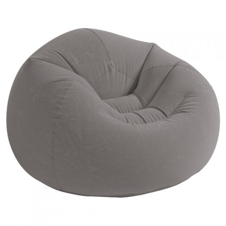 INTEX BEANLESS BAG CHAIR Dmuchany fotel 107 x 104 x 69 cm, szary 68579 INTEX BEANLESS BAG CHAIR Dmuchany fotel 107 x 104 x 69 cm, szary 68579