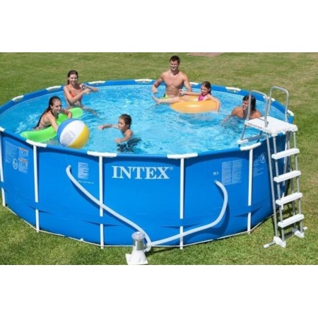 OUTLET INTEX Metal Frame Pools Basen 457 x 122 cm pompa kartuszowa 28242GN OUTLET INTEX Metal Frame Pools Basen 457 x 122 cm pompa kartuszowa 28242GN