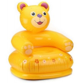 INTEX HAPPY ANIMAL CHAIR Dmuchane krzesło 65 x 64 x 74 cm, miś 68556