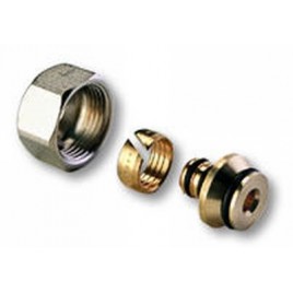 IVAR złączka zaciskowa do rur wielowarstwowych, ALPEX 18 × 2, ALU-EK 500685