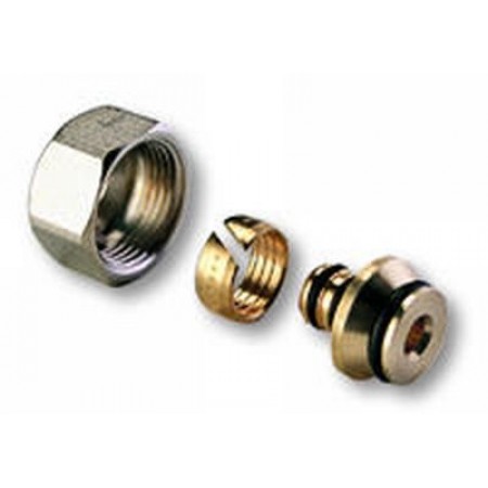 IVAR złączka zaciskowa do rur wielowarstwowych, ALPEX 18 × 2, ALU-EK 500685 IVAR złączka zaciskowa do rur wielowarstwowych, ALPEX 18 × 2, ALU-EK 500685