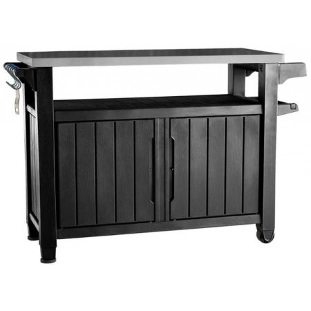 KETER UNITY XL 207L Stół grillowy, 134 x 52 x 90 cm, grafit 17202662