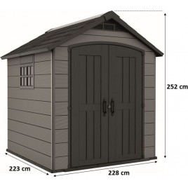 KETER PREMIER 757 Domek ogrodowy, 228 x 223 x 252 cm 17210357