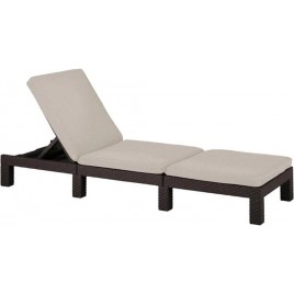 KETER DAYTONA DELUXE Leżak ogrodowy, 195 x 65 x 25,5 cm, brązowy 17211632