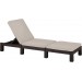 KETER DAYTONA DELUXE Leżak ogrodowy, 195 x 65 x 25,5 cm, brązowy 17211632