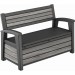 KETER DECO GARDEN BENCH 227L Ławka ogrodowa, 133 x 61 x 89 cm, szary 17213853