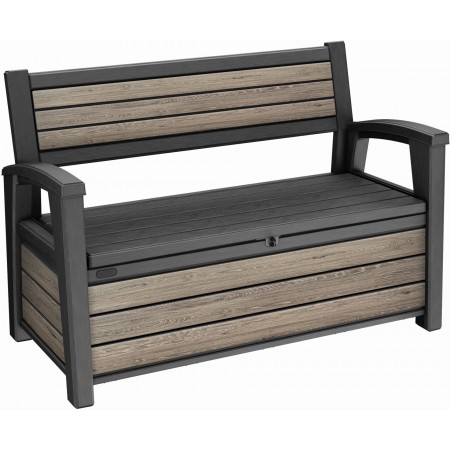 KETER DECO GARDEN BENCH 227L Ławka ogrodowa, 133 x 61 x 89 cm, ashwood 17213853 KETER DECO GARDEN BENCH 227L Ławka ogrodowa, 133 x 61 x 89 cm, ashwood 17213853