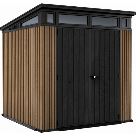 KETER PENT SIGNATURE VERTICAL 7 x 7 Domek ogrodowy, 216 x 218 x 226 cm, brązowy 17213211