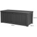 KETER ROCKWOOD 570L Skrzynia ogrodowa 155 x 72,4 x 64,4 cm, grafit 17197729