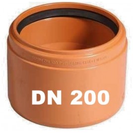 OSMA KGUSM Przejściówka kanalizacyjna DN 200, PVC/kamionka 223840