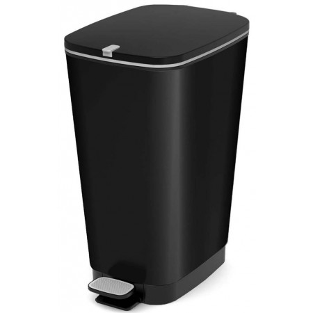 KIS CHIC BIN L 50L Kosz na śmieci z pedałem 29 x 44,5 x 60,5 cm czarny KIS CHIC BIN L 50L Kosz na śmieci z pedałem 29 x 44,5 x 60,5 cm czarny