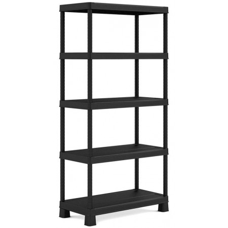KIS PLUS 120/5 Regal 120x40x187cm, czarny KIS PLUS 120/5 Regal 120x40x187cm, czarny