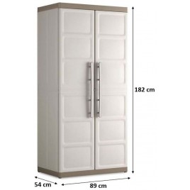 KIS EXCELLENCE XL UTILITY Szafa wielofunkcyjna 89x54x182cm beżowa