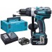 Makita DHP458RTJ Akum. Wiertarko-wkrętarka udarowa Li-ion, LXT ( 2x5,0 Ah/18V) Makpac